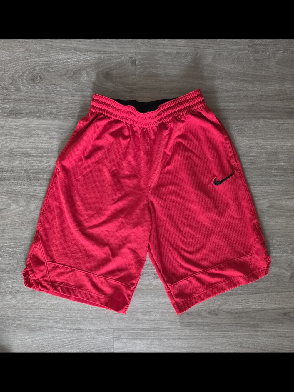 Nike Dri-FIT Shorts in Black and Bright Pink